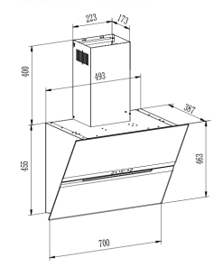 MÁY HÚT MÙI BOSS BV2001A
